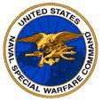 US Department of the Naval Special Warfare Command Seal signifying M203grips are on M203 grenade luanchers in Navy Seak units.